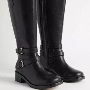 Torrid Moto Knee Boots (WW) Size 8